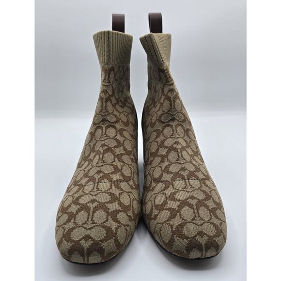 COACH Womens Neeka Knit Signature Bootie Size 7.5 NIB - Picture 5 of 7
